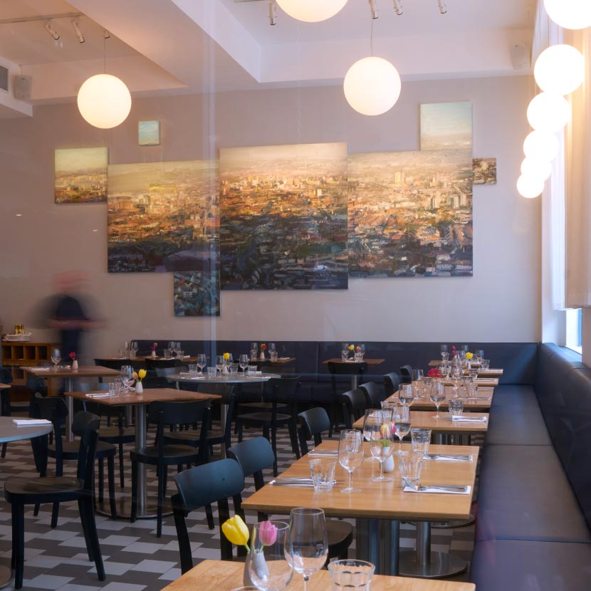 Iluminación de Restaurantes y Cafeterías